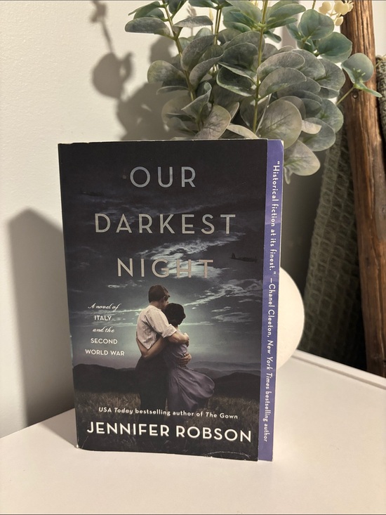 Other - Our Darkest Night by Jennifer Robson - Navy & Purple Cover